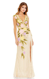 1 of 3 Mac Duggal 5420 Dress Nude-Multi