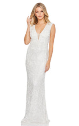 1 of 3 Mac Duggal 5429D Dress White