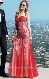 1 of 2 Alyce 2403 Red/Nude