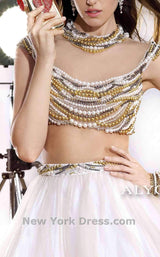 2 of 2 Alyce 2467 Pearl/Gold