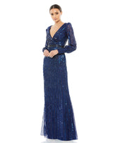 1 of 9 Mac Duggal 5501 Dress Midnight