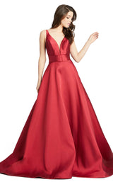 3 of 4 Mac Duggal 55010M Dress Wine