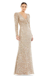 1 of 5 Mac Duggal 5510 Dress Shimmering-Gold