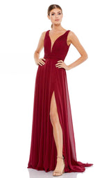 1 of 3 Mac Duggal 55249i Dress Burgundy