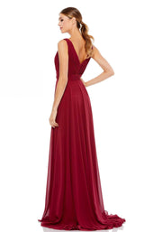 2 of 3 Mac Duggal 55249i Dress Burgundy