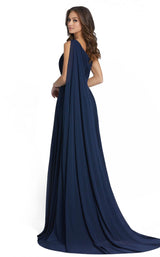 3 of 3 Mac Duggal 55250i Dress Navy
