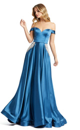 Mac Duggal 55273 Dress Ocean-Blue
