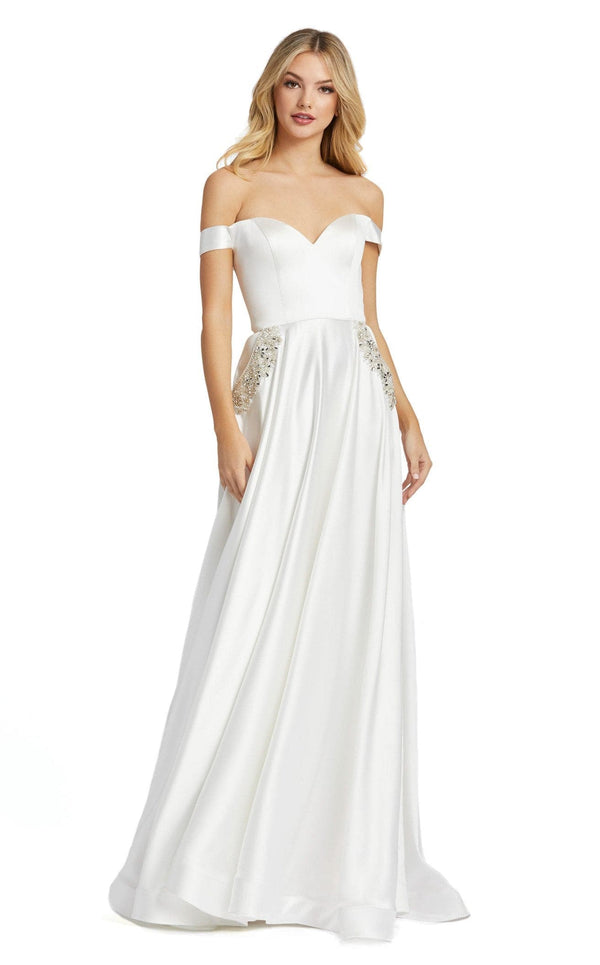 Mac Duggal 55273 Dress White