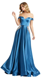 1 of 6 Mac Duggal 55273i Ocean Blue