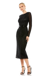 1 of 6 Mac Duggal 5530 Dress Black