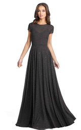 1 of 3 Mac Duggal 55306i Dress Black-Gold