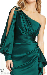 3 of 3 Mac Duggal 55336i Dress Emerald
