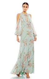 1 of 3 Mac Duggal 55391 Dress Seafoam