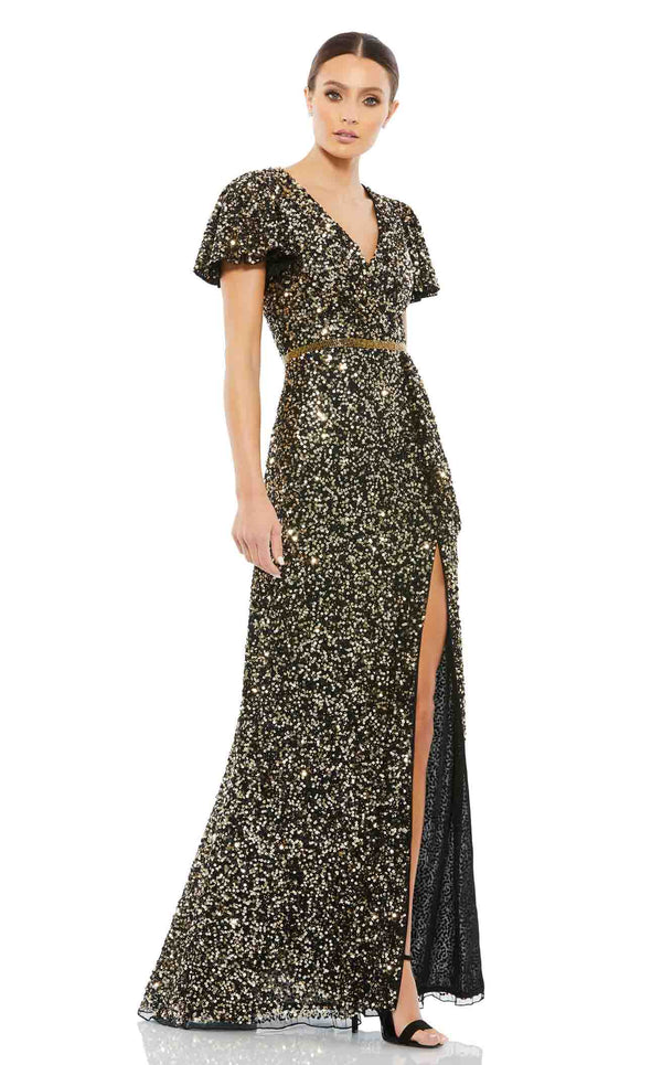 Mac Duggal 5540 Dress Black-Gold