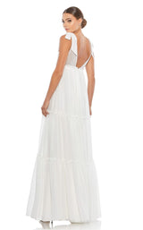 3 of 4 Mac Duggal 55411 Dress White