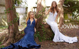 2 of 5 Jovani 55414 Navy