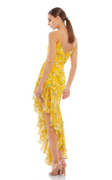 2 of 3 Mac Duggal 55425 Dress Yellow-Multi