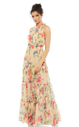 1 of 3 Mac Duggal 55429 Dress Nude-Multi