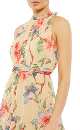 3 of 3 Mac Duggal 55429 Dress Nude-Multi