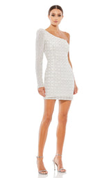 1 of 3 Mac Duggal 5563 Dress Ivory