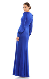 4 of 6 Mac Duggal 55635 Dress Royal-Blue