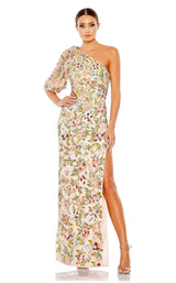 1 of 3 Mac Duggal 5567 Dress Nude-Multi
