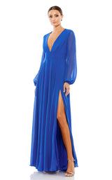 1 of 3 Mac Duggal 55682 Dress Royal-Blue