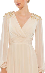 3 of 3 Mac Duggal 55694 Dress Porcelain