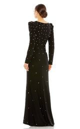 2 of 3 Mac Duggal 55797 Dress Black-Silver