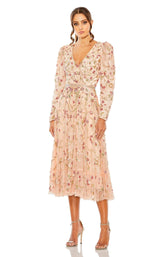 1 of 3 Mac Duggal 5580 Dress Blush-Multi