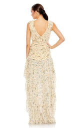 6 of 6 Mac Duggal 55826 Dress Yellow-Multi