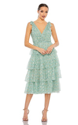 1 of 3 Mac Duggal 55827 Dress Sage-Multi