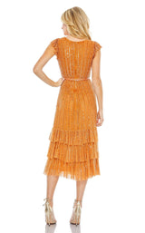 3 of 6 Mac Duggal 5585 Dress Burnt-Orange