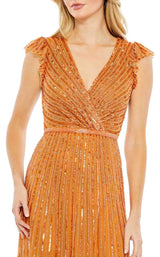 5 of 6 Mac Duggal 5585 Dress Burnt-Orange