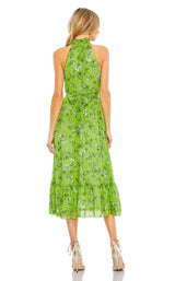 3 of 3 Mac Duggal 55854 Dress Sage-Multi