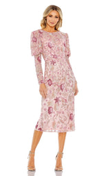 1 of 3 Mac Duggal 5590 Dress Rose