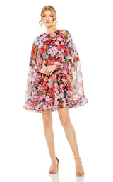 1 of 2 Mac Duggal 55931 Dress Floral-Multi