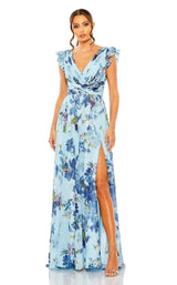 1 of 4 Mac Duggal 56012 Dress Blue-Multi