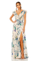 2 of 4 Mac Duggal 56012 Dress Pink-Multi