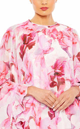 2 of 3 Mac Duggal 56027 Dress Pink-Multi