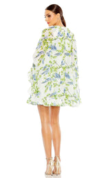 3 of 3 Mac Duggal 56029 Dress White-Multi