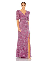 1 of 3 Mac Duggal 5610 Dress Plum