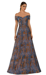 1 of 4 Janique 5621 Dress Blue