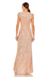 3 of 6 Mac Duggal 5631 Dress Peach