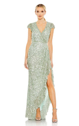 2 of 6 Mac Duggal 5631 Dress Seafoam