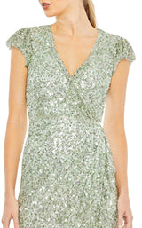 6 of 6 Mac Duggal 5631 Dress Seafoam