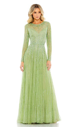 1 of 3 Mac Duggal 5636 Dress Sage