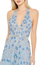 5 of 6 Mac Duggal 5654 Dress Powder-Blue