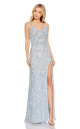 1 of 3 Mac Duggal 5655 Dress Pale-Blue