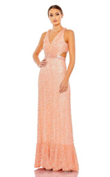 1 of 6 Mac Duggal 5656 Dress Peach